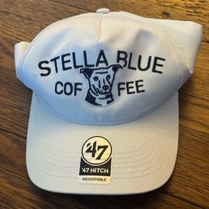 Stella Blue Coffee White and Blue Cap